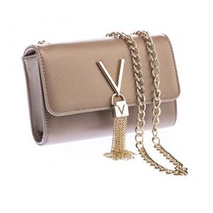 Mario Valentino Divina Cross Body in Taupe